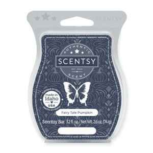 Scentsy Fairy Tale Pumpkin Wax Melt Bar 2.6oz Retired Rare Scent Warmer